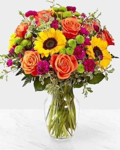 Go crazy with the Color Craze Bouquet for that special someone.
<ul>
<li>Our florists hand-design each arrangement, so colors, varieties and containers may vary due to local availability</li>
</ul>
